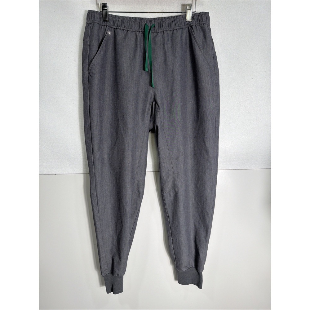 Figs Pants Adult Medium Scrubs Gray‎ Technical Collection Drawstrings Women